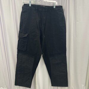 Honor The Gift Men's Paratrooper Cargo Cropped Pants, Black Size 32 - NWT